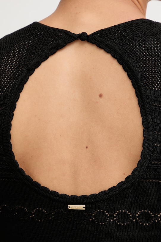 Twinset ljetna haljina s viskozom 261TT3291 crna