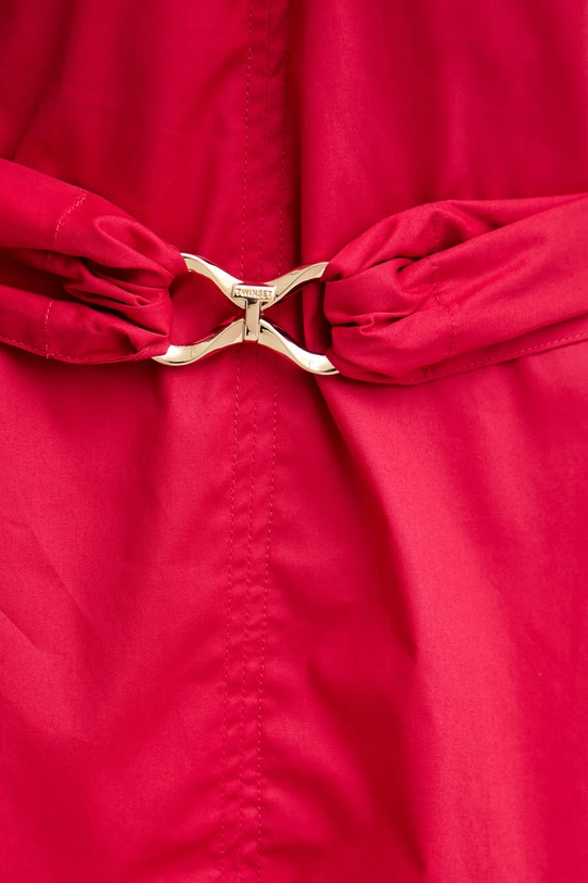 Twinset ljetna haljina od pamuka s elastanom 261TT2160 crvena