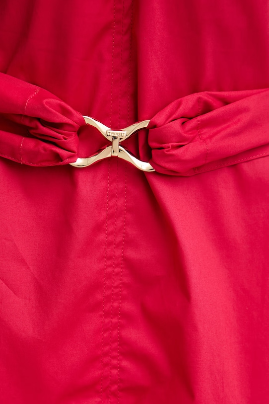 Twinset ljetna haljina od pamuka s elastanom 261TT2160 crvena