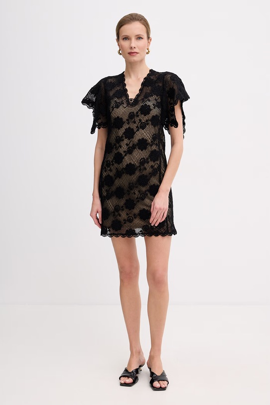 Twinset šaty bavlnené 261TT3160 čierna SS26