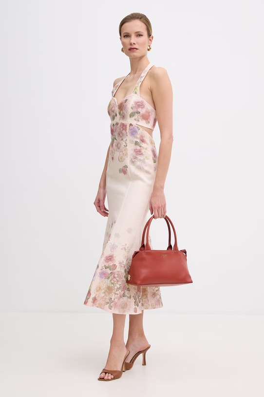 Twinset šaty ľanové 261TT2570 béžová SS26