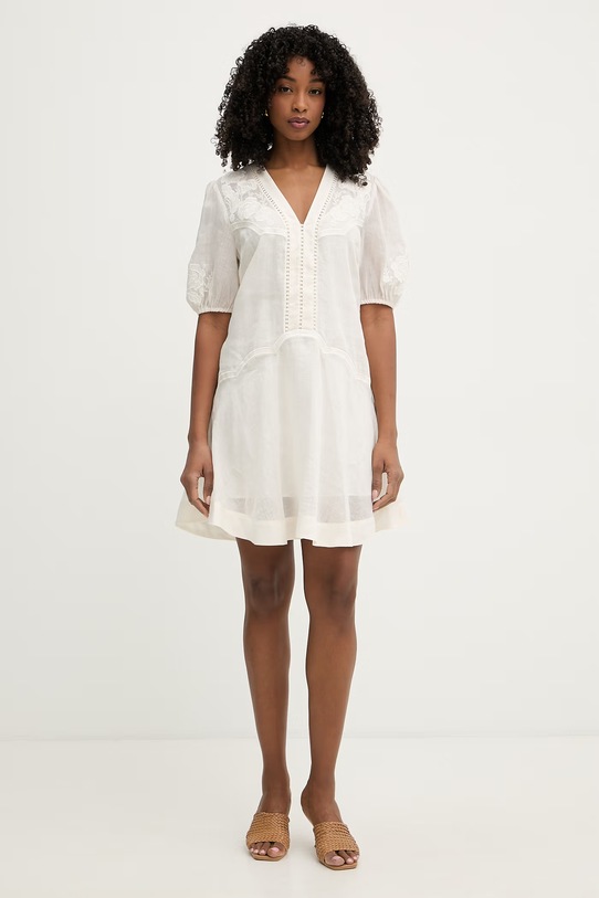 Twinset sukienka letnia 261TT2290 beżowy SS26