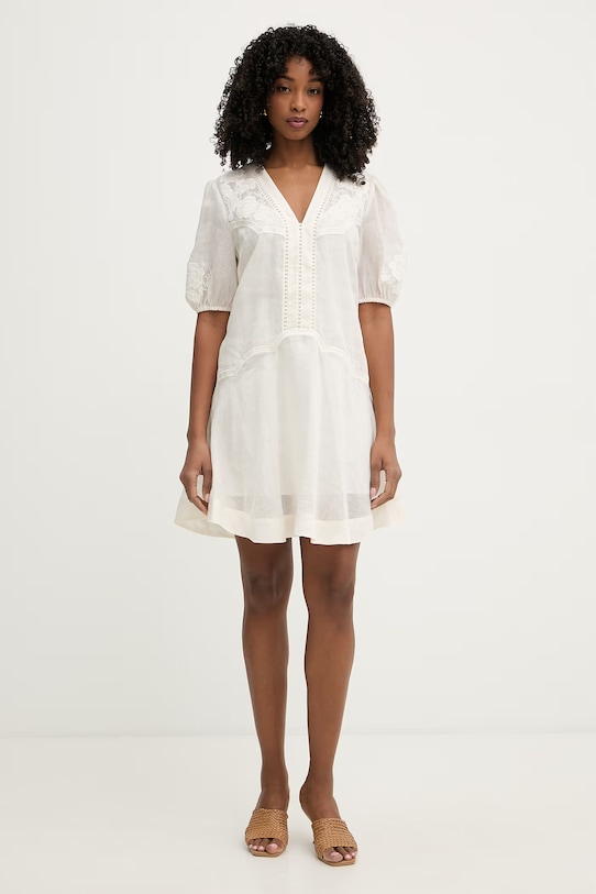 Twinset sukienka letnia 261TT2290 beżowy SS26