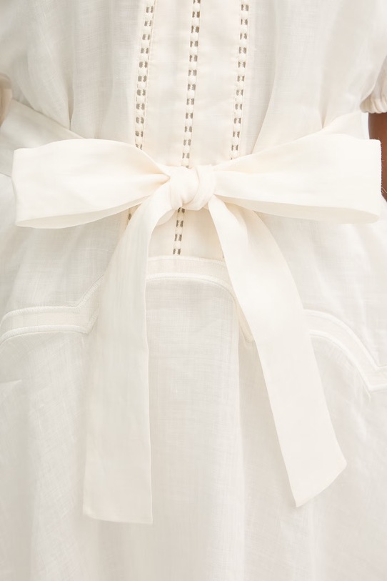 Twinset sukienka letnia 261TT2290 beżowy