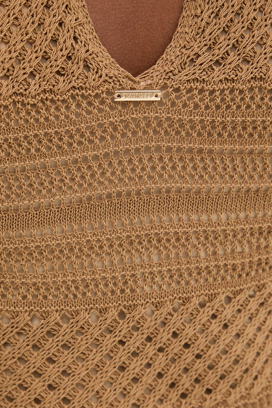 Twinset Obleka z dodatkom lanu 261TT3170