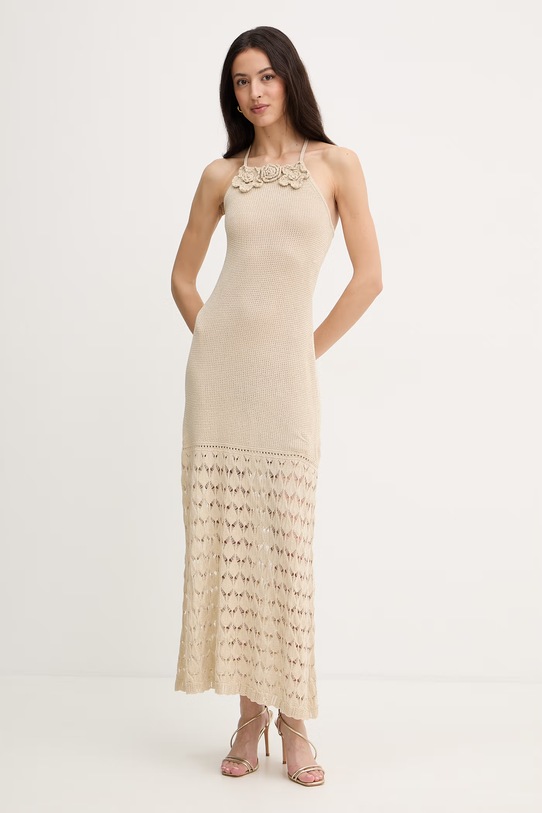 Twinset sukienka 261LM3AAA beżowy SS26