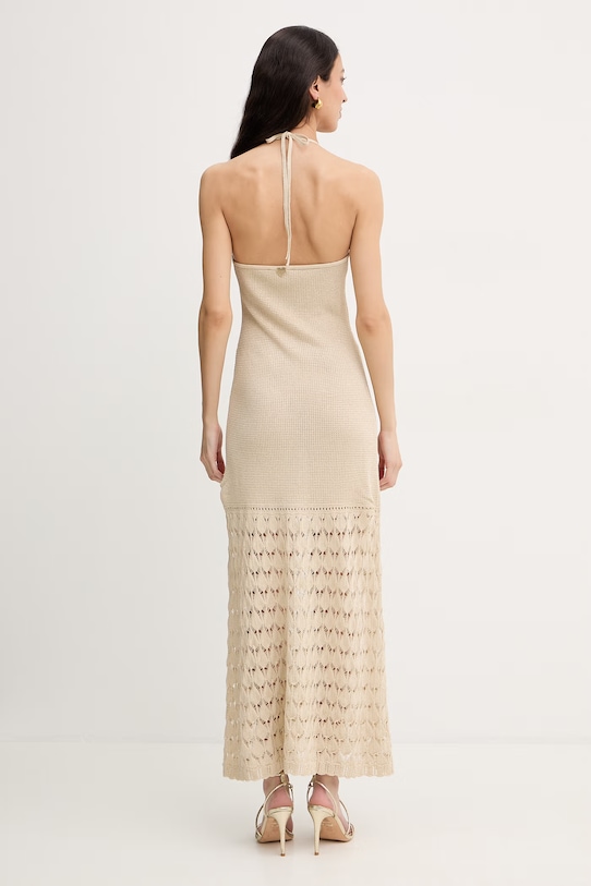 Odzież Twinset sukienka 261LM3AAA beżowy