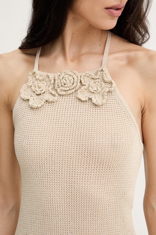 Twinset sukienka 261LM3AAA beżowy