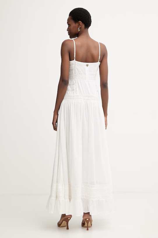 Odzież Twinset sukienka bawełniana 261LM2HGG biały