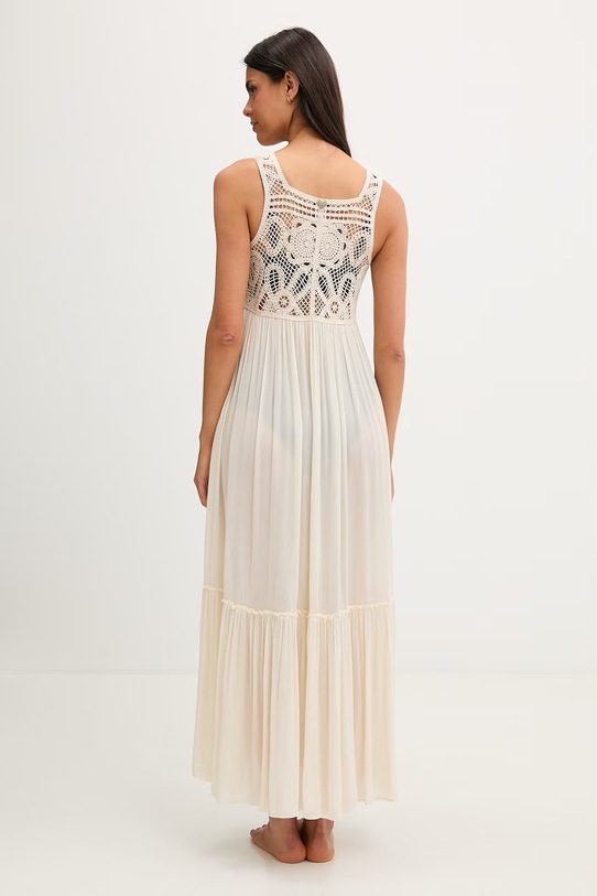 Дрехи Twinset плажна рокля дамска 261LM2NGG бежов