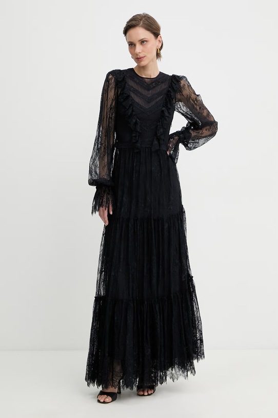 Luisa Spagnoli sukienka z wiskozy Perfetta 542923 granatowy SS26