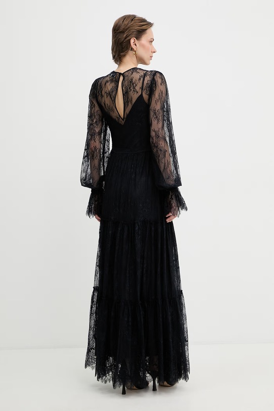 Odzież Luisa Spagnoli sukienka z wiskozy Perfetta 542923 granatowy