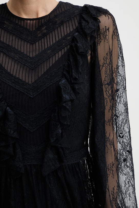 Luisa Spagnoli sukienka z wiskozy Perfetta 542923 granatowy