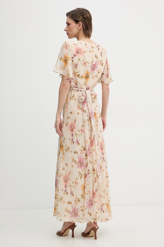 Oblečenie Luisa Spagnoli letné hodvábne šaty Panneggio 543225 béžová