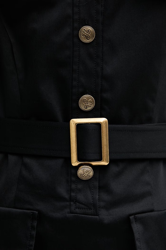 Luisa Spagnoli sukienka rozkloszowana z bawełną Poltrona 543080