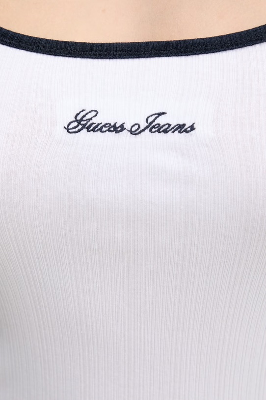 Guess Jeans sukienka bodycon W6GKY1.KF641 biały