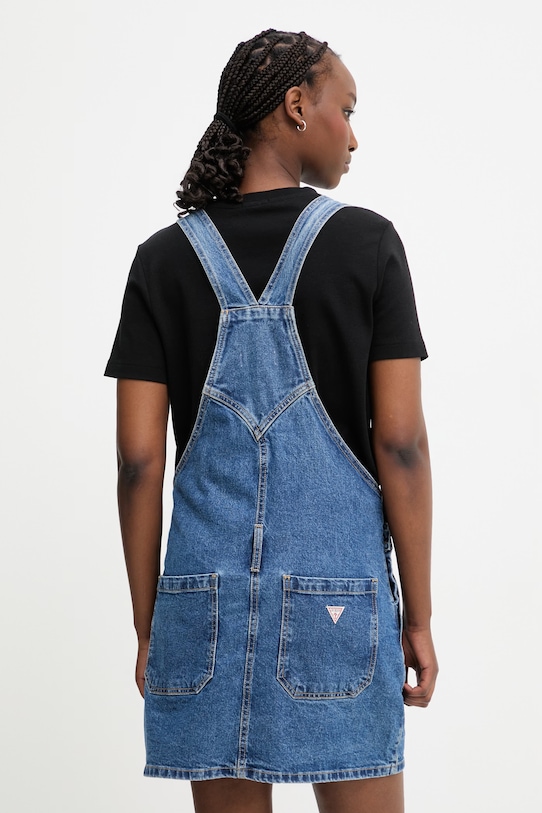 Одяг Guess Jeans сукня джинсова W6GK25.D5M4O блакитний