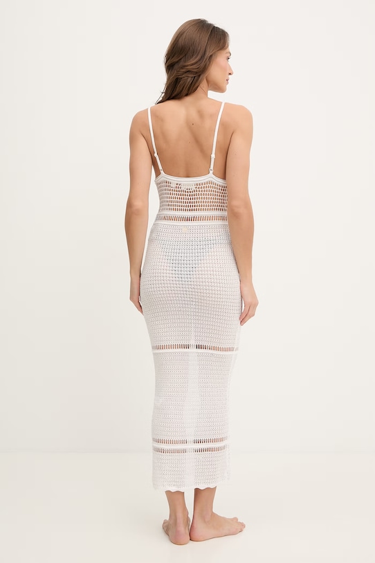 Odzież Guess sukienka LUNA E6GK10.Z5632 biały