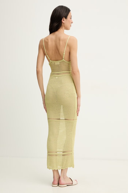 Odzież Guess sukienka LUNA E6GK10.Z5632 zielony