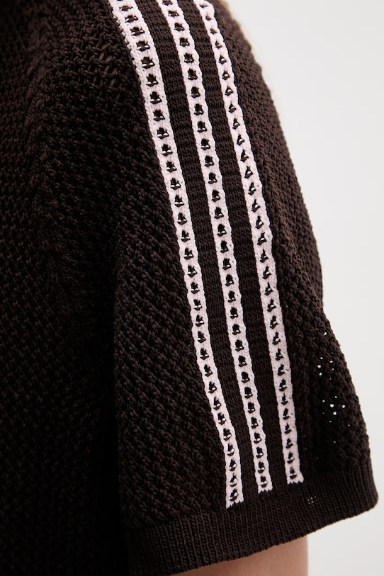 adidas Originals sukienka letnia ażurowa KE0203 brązowy