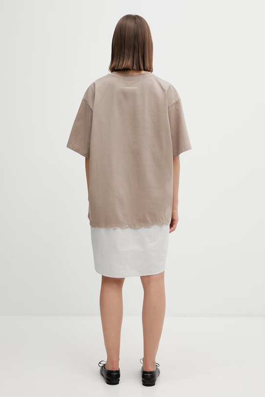 Oblečení Šaty MM6 Maison Margiela S52DA0079.M20050.115 béžová