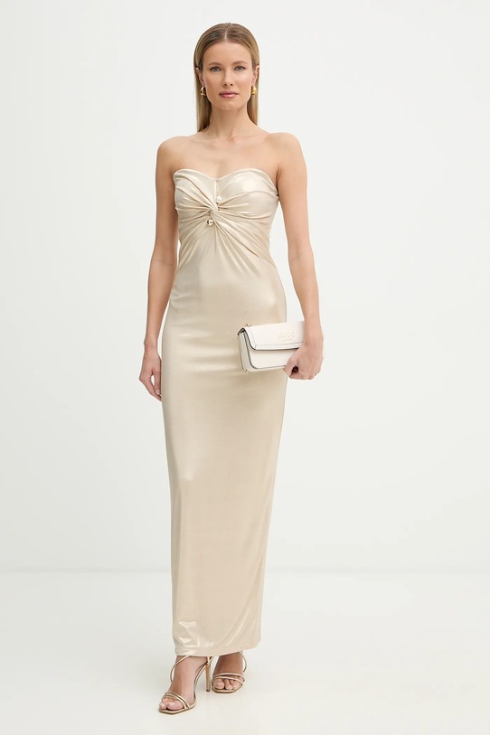 Fracomina sukienka FQ26SD3004W798Y7 złoty SS26