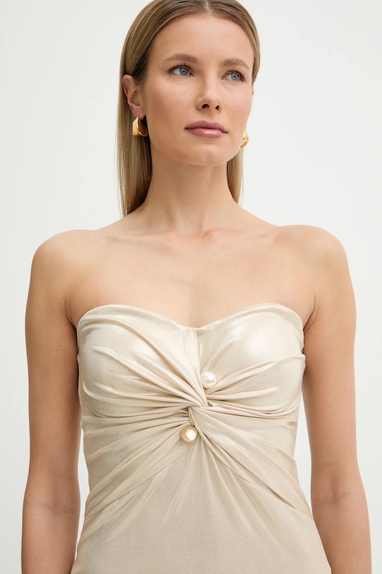 Fracomina sukienka FQ26SD3004W798Y7 złoty