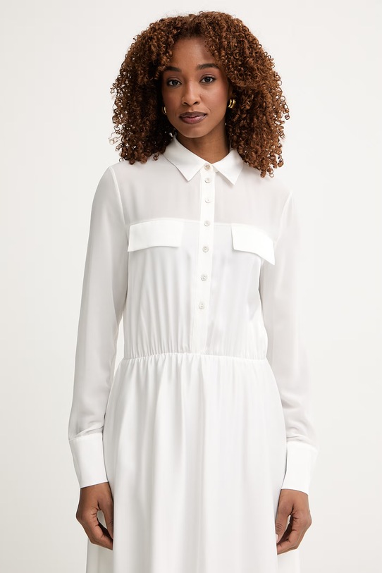 Φόρεμα Fracomina λευκό FY26SD2025W41101