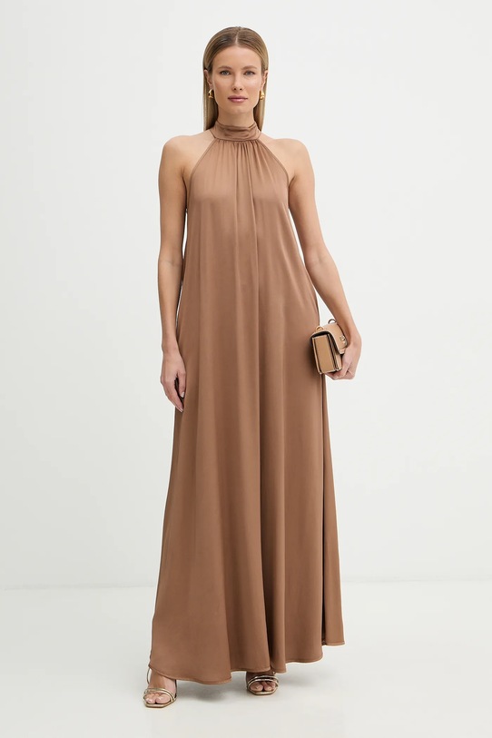 Fracomina sukienka FR26SD3016W41301 brązowy SS26