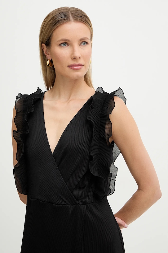 Fracomina sukienka czarny FR26SD3020J46301