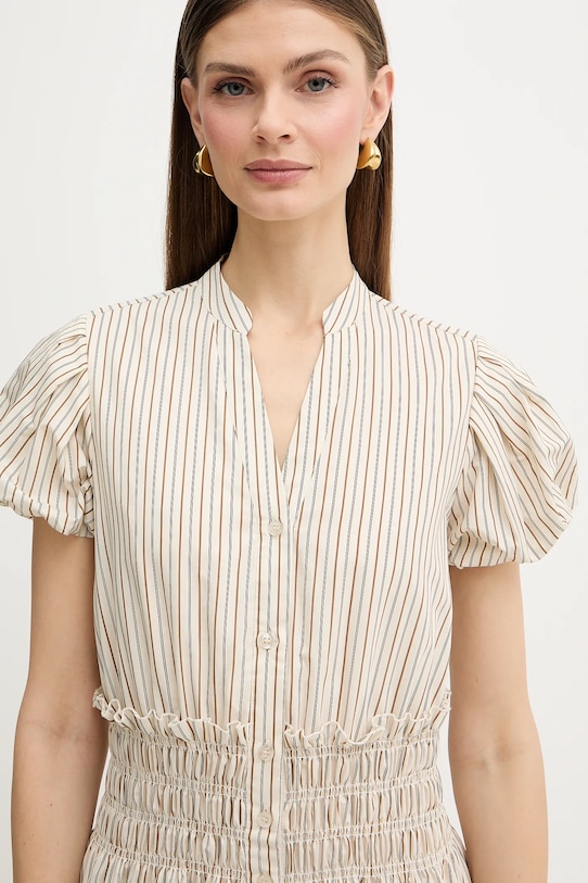 Fracomina sukienka beżowy FR26SD1007W513N8