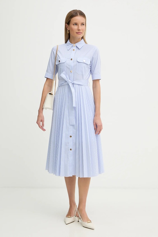Fracomina sukienka FR26SD4003W697N8 niebieski SS26