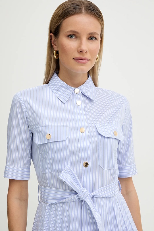 Fracomina sukienka niebieski FR26SD4003W697N8