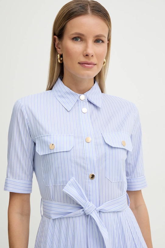 Fracomina sukienka niebieski FR26SD4003W697N8