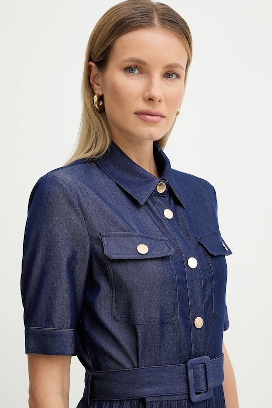 Fracomina sukienka granatowy FR26SD4003D470F9