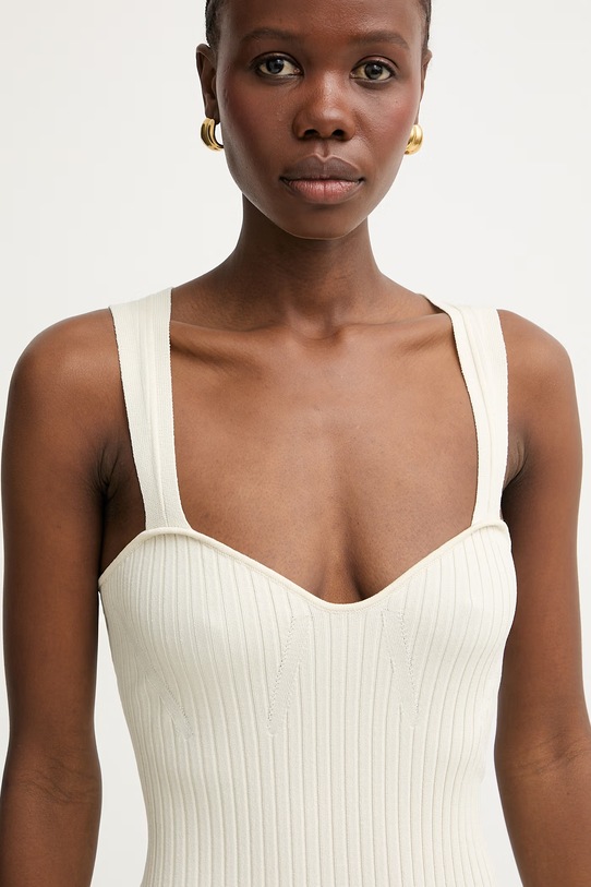 Fracomina mała czarna z wiskozą beżowy FJ26SD5004K56501