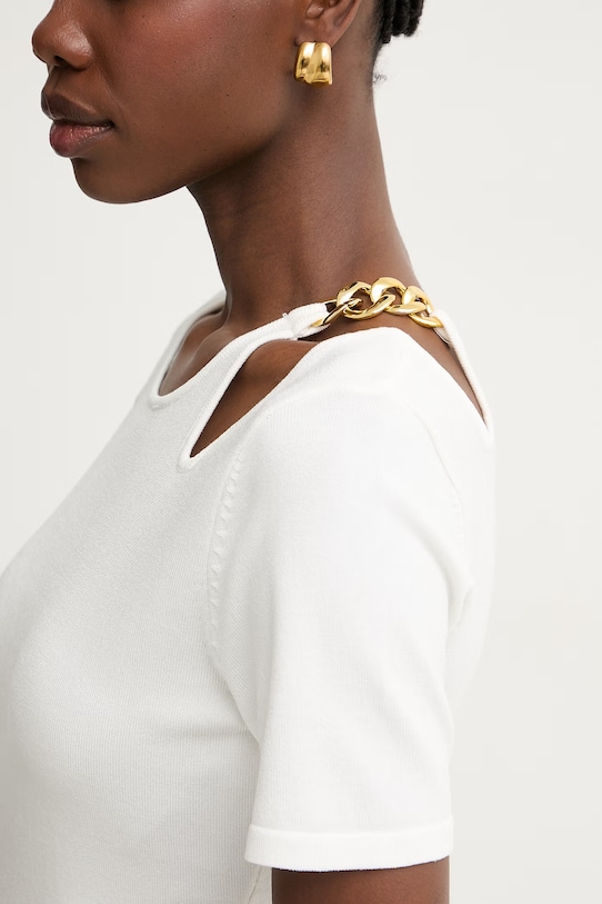 Fracomina sukienka z wiskozą FJ26SD5001K56501 beżowy