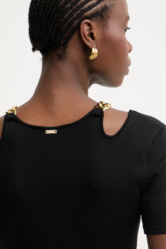 Fracomina sukienka z wiskozą FJ26SD5001K56501 czarny