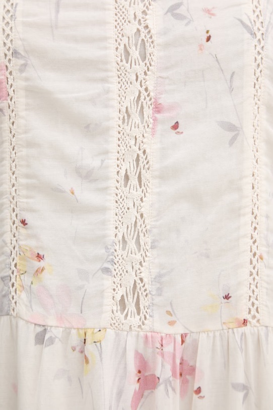 Fracomina sukienka z wiskozą FJ26SD3002W694K2 beżowy