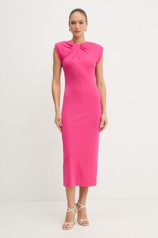 Fracomina sukienka FS26SD2008W62601 różowy SS26