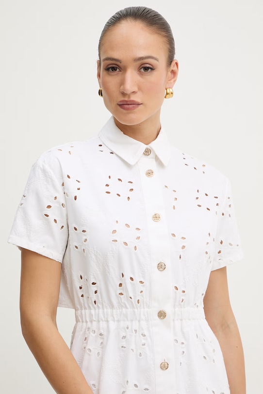 Fracomina bavlnené šaty béžová FS26SD1008W825V8