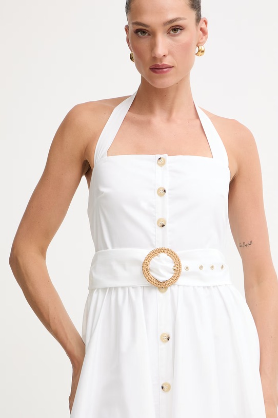 Fracomina sukienka biały FS26SD2003W40001