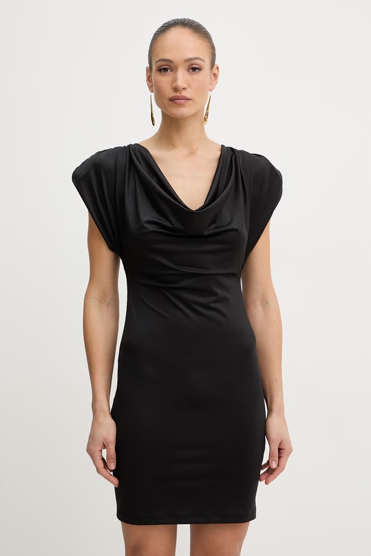 Fracomina sukienka czarny FS26SD1011W79801