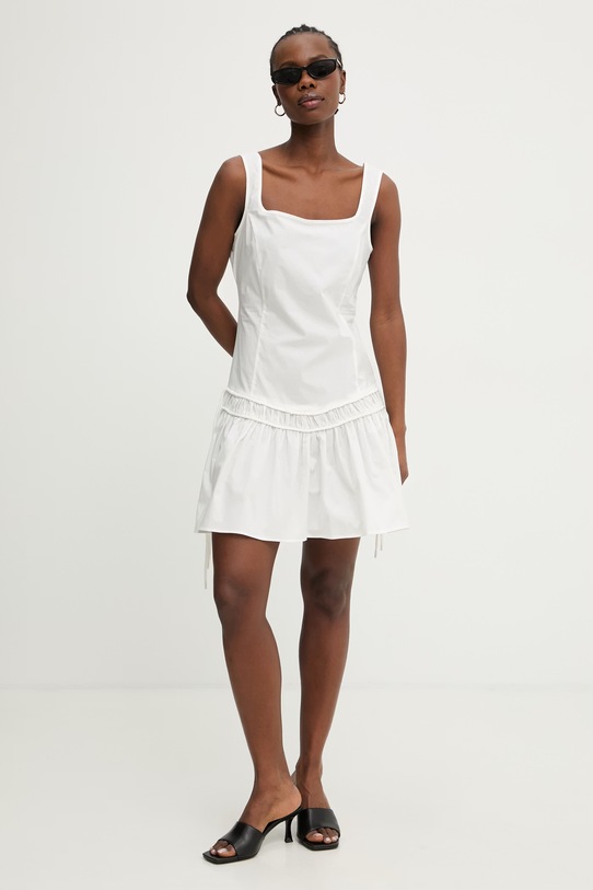 Pinko šaty bavlnené 106831.A2LD biela SS26