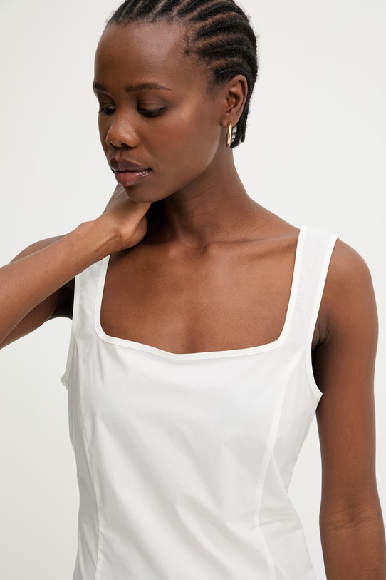 Pinko šaty bavlnené biela 106831.A2LD