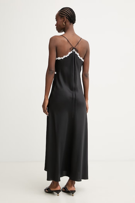 Ρούχα Pinko φόρεμα lingerie 106894.A3AV μαύρο