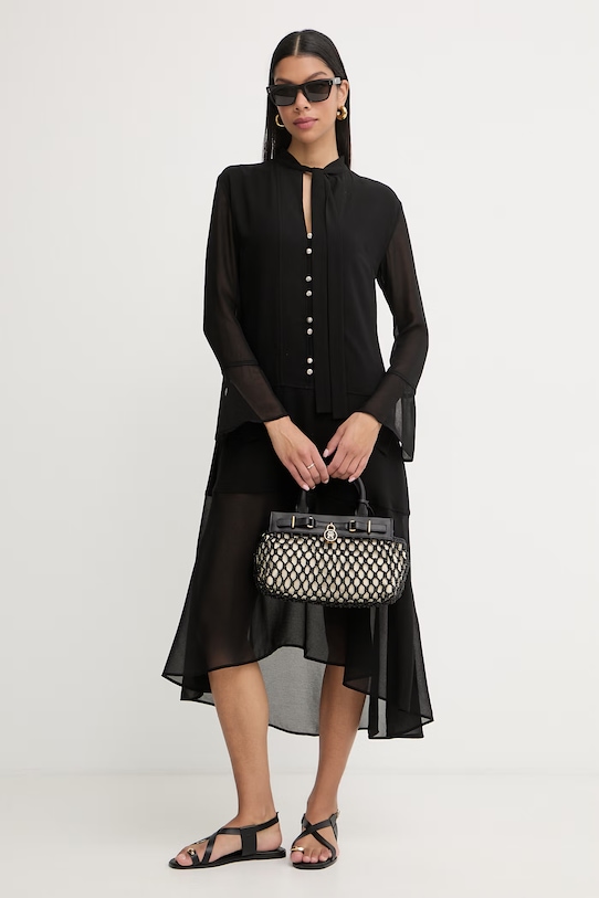 Pinko obleka 106793.A3AT črna SS26