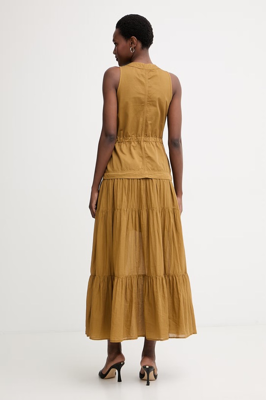 Odzież Pinko sukienka letnia bawełniana 106822.A3AX zielony