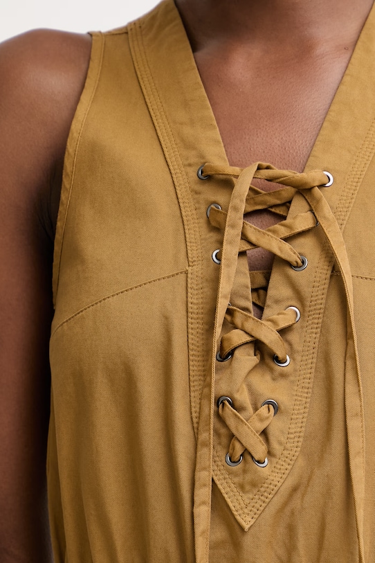 Pinko sukienka letnia bawełniana 106822.A3AX zielony