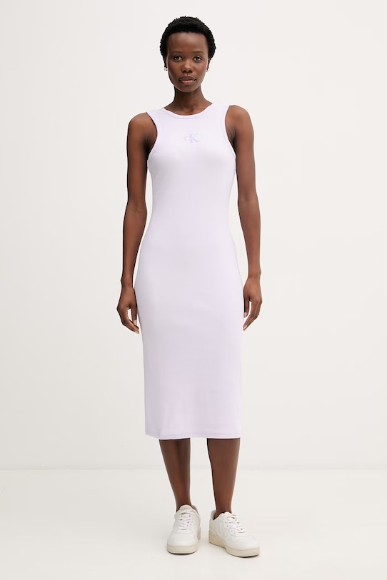 Calvin Klein Jeans rochie violet LV047F242G